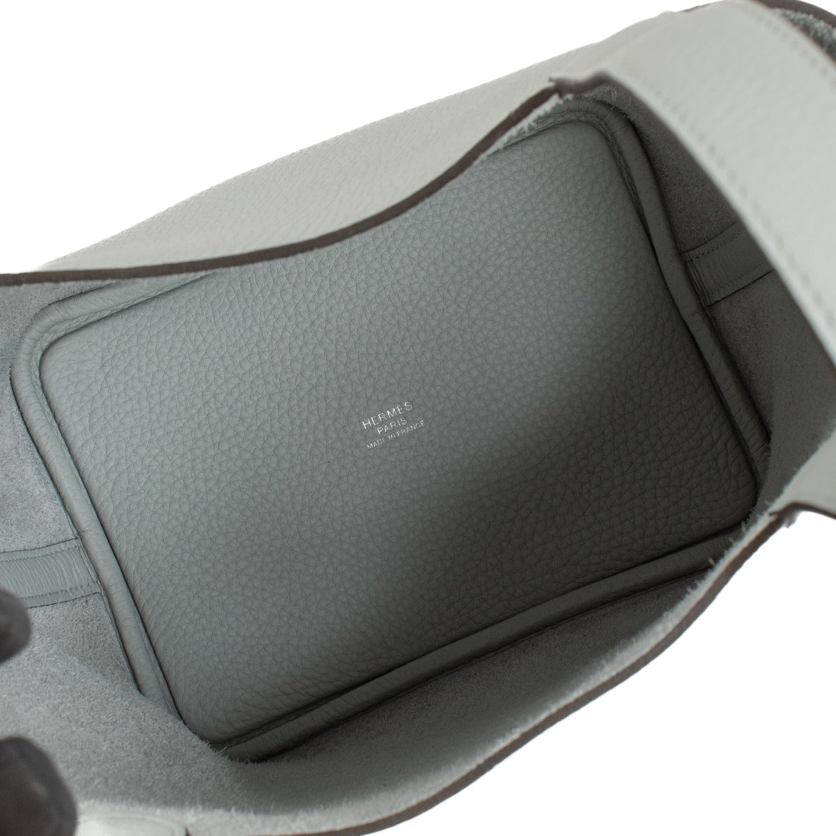 Hermès Picotin Lock 18 Gris Glacier Clemence PHW