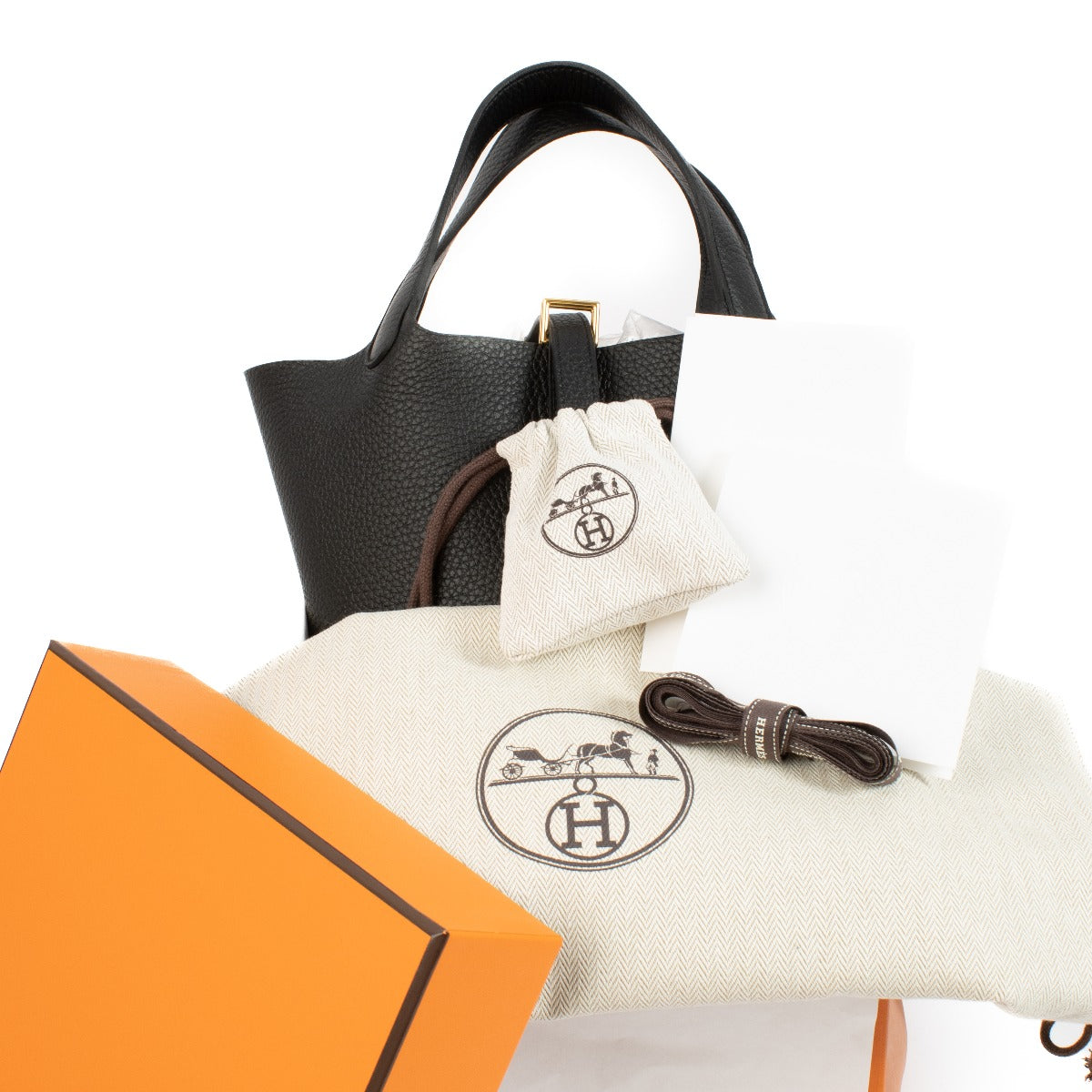 Shop authentic second hand brand new store fresh Hermès Picotin 18 Black on www.labellov.com