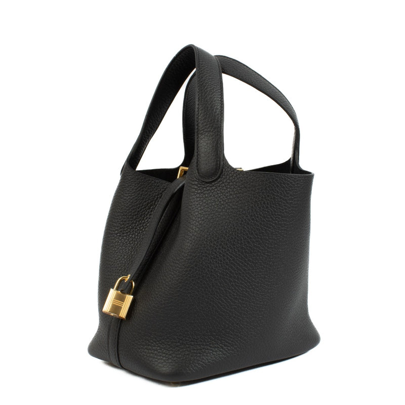 Shop authentic second hand brand new store fresh Hermès Picotin 18 Black on www.labellov.com