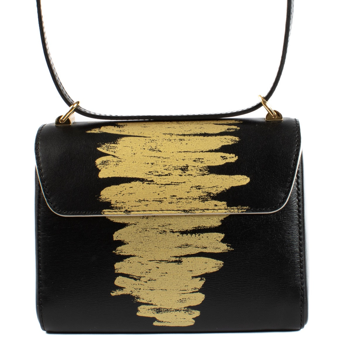 Louis Vuitton Black/Light Gold Twist PM Bag