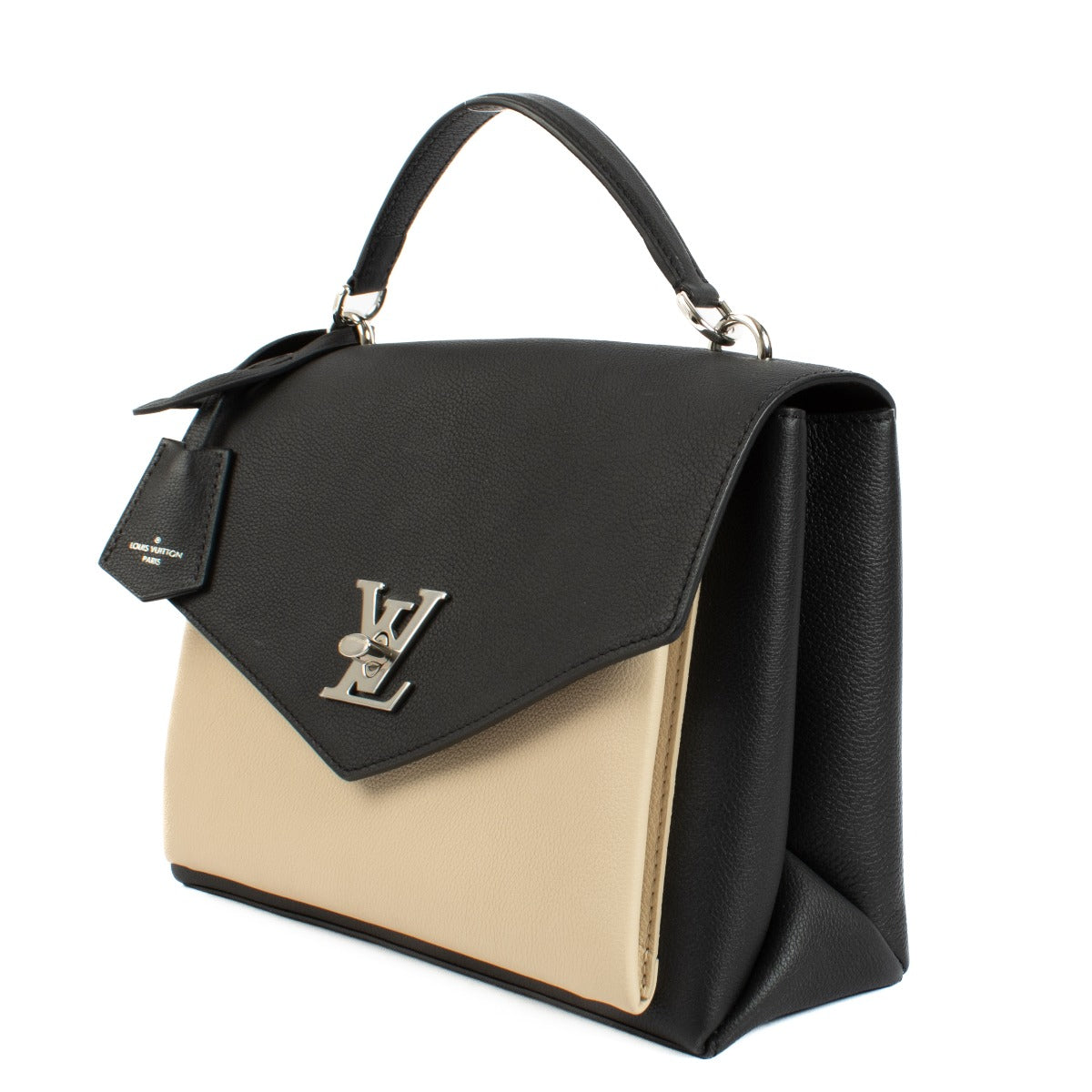 Louis Vuitton Black/Creme Mylockme Bag