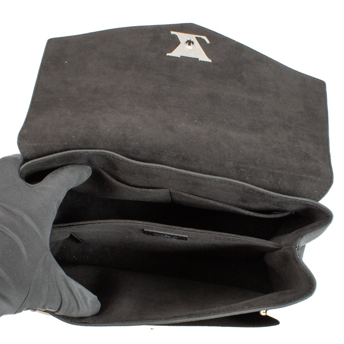 Louis Vuitton Black/Creme Mylockme Bag