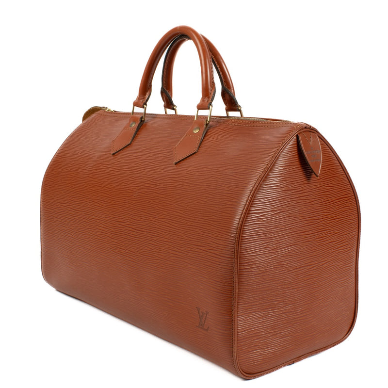 Louis Vuitton Cipango Gold Epi Speedy 35
