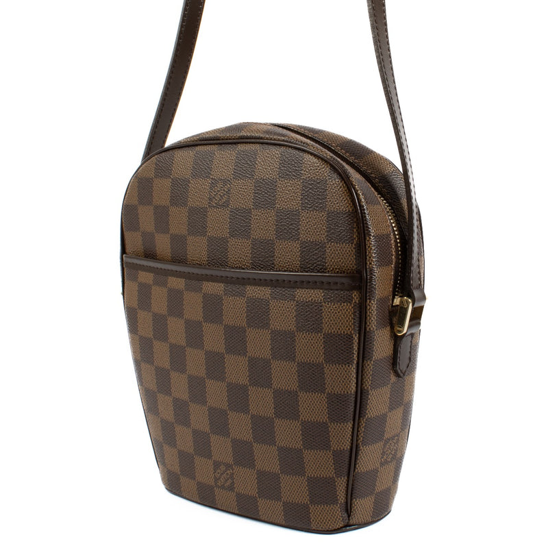 We buy and sell your preloved and brand new designer bags Louis Vuitton Damier Ebene Ipanema PM Crossbody Bag for the best price.