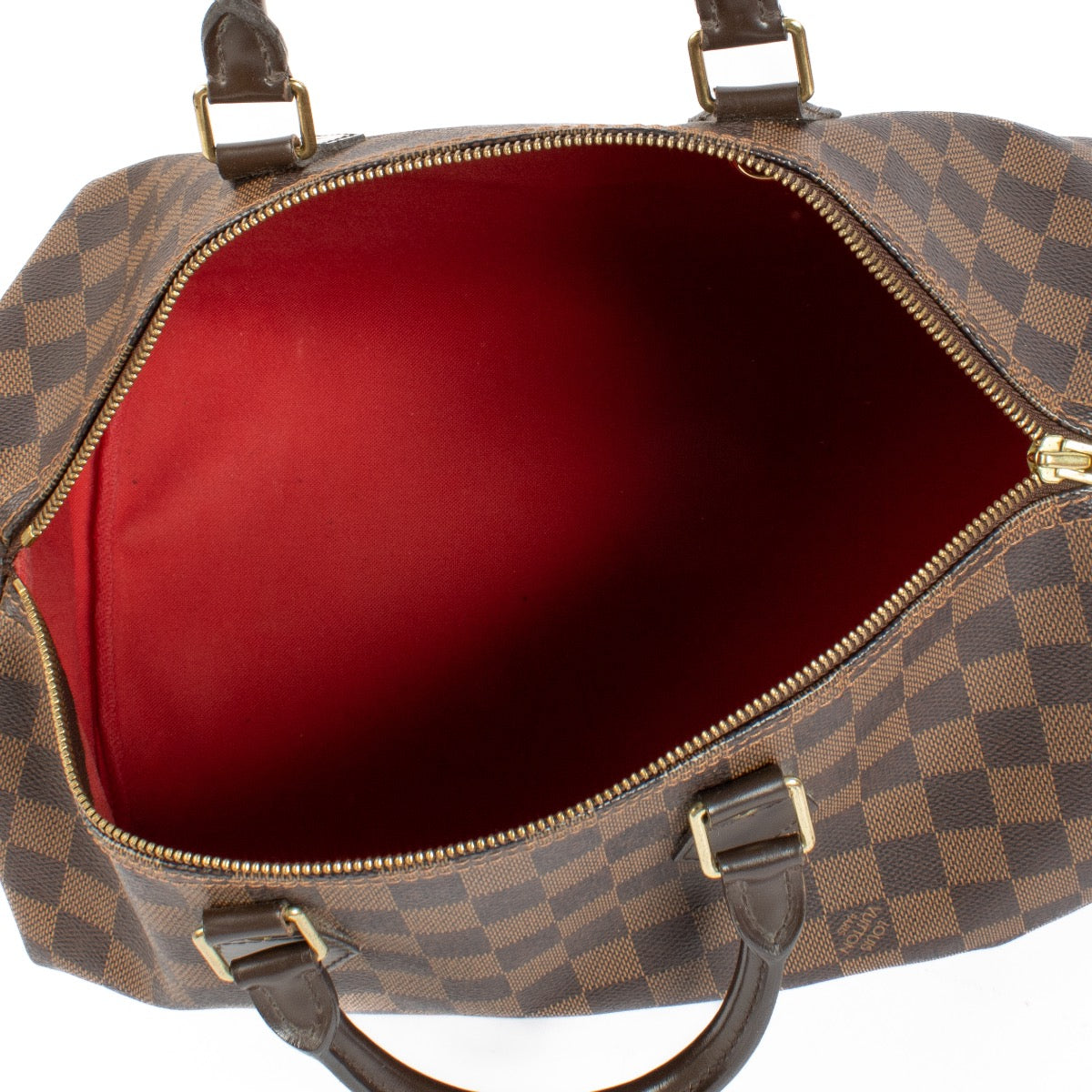 Authentic second hand Louis Vuitton Damier Ebene Speedy 35 on Labellov.com