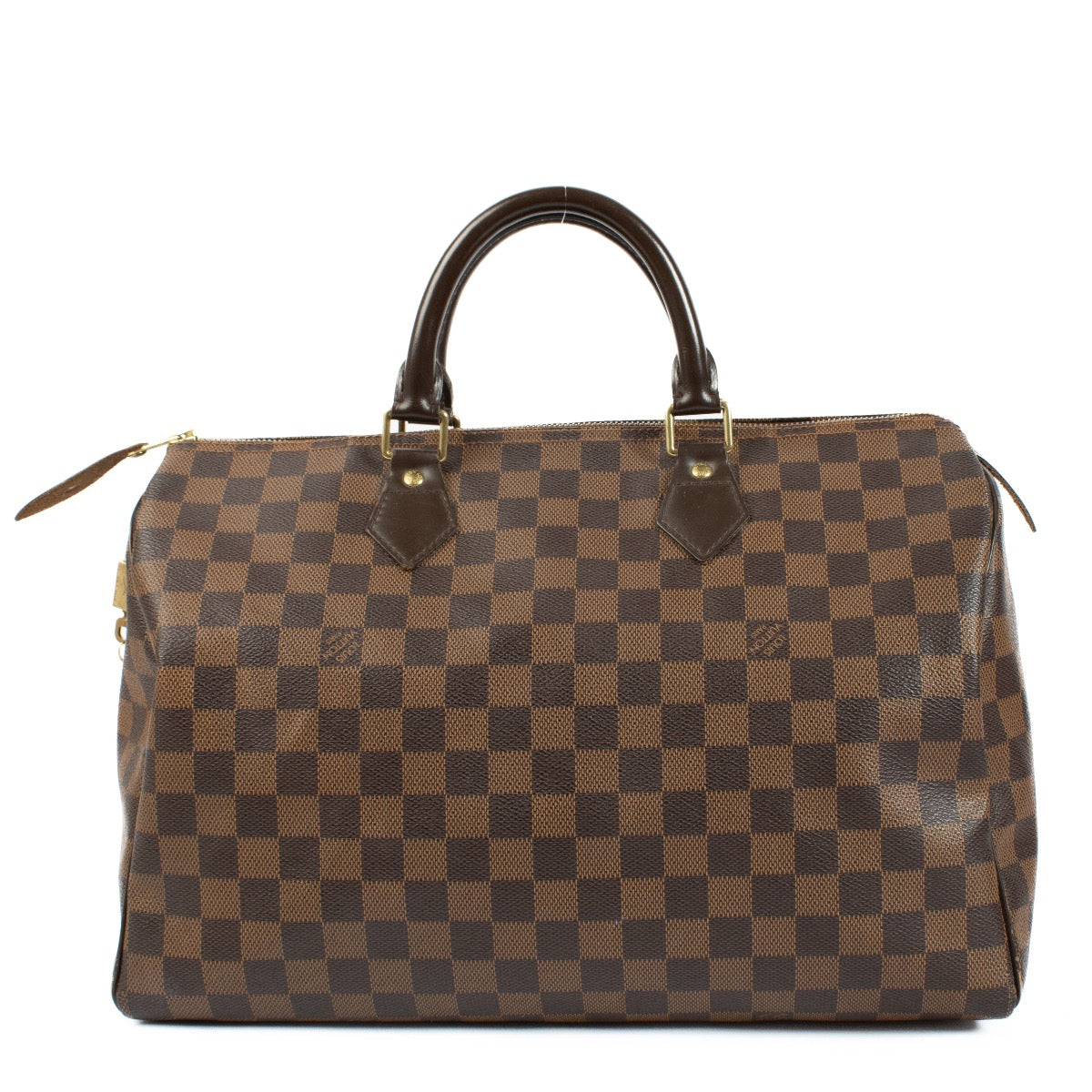 Authentic second hand Louis Vuitton Damier Ebene Speedy 35 on Labellov.com