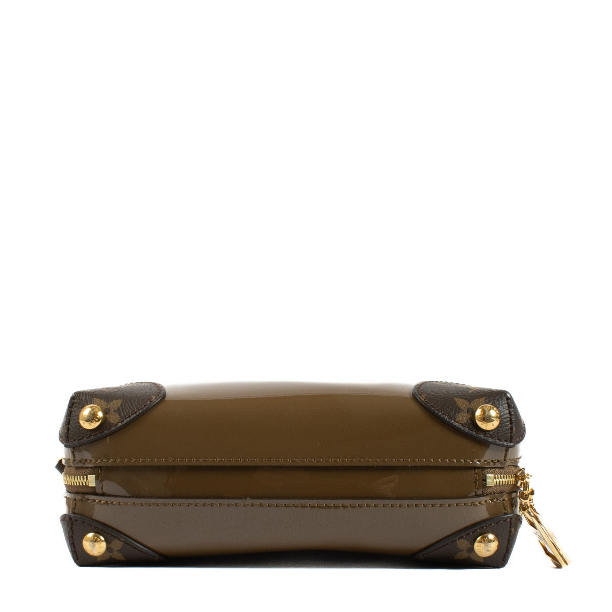 Louis Vuitton Khaki Vernis Miroir Venice Tas