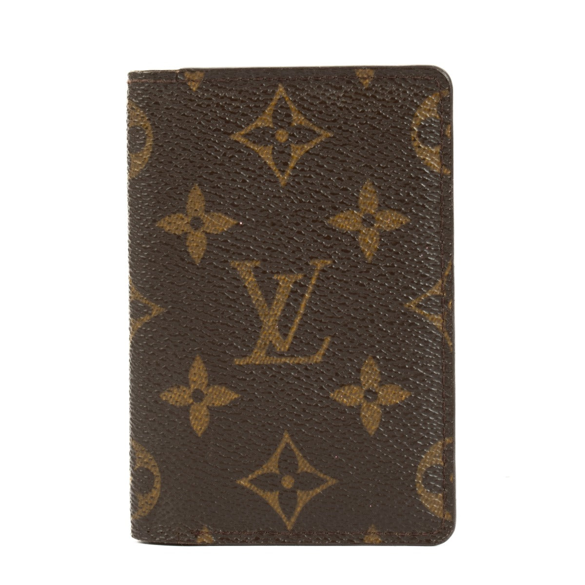 Louis Vuitton Pocket Organiser in Monogram canvas, a compact and stylish cardholder designed for easy storage in handbags or pockets. Shop now on Labellov.