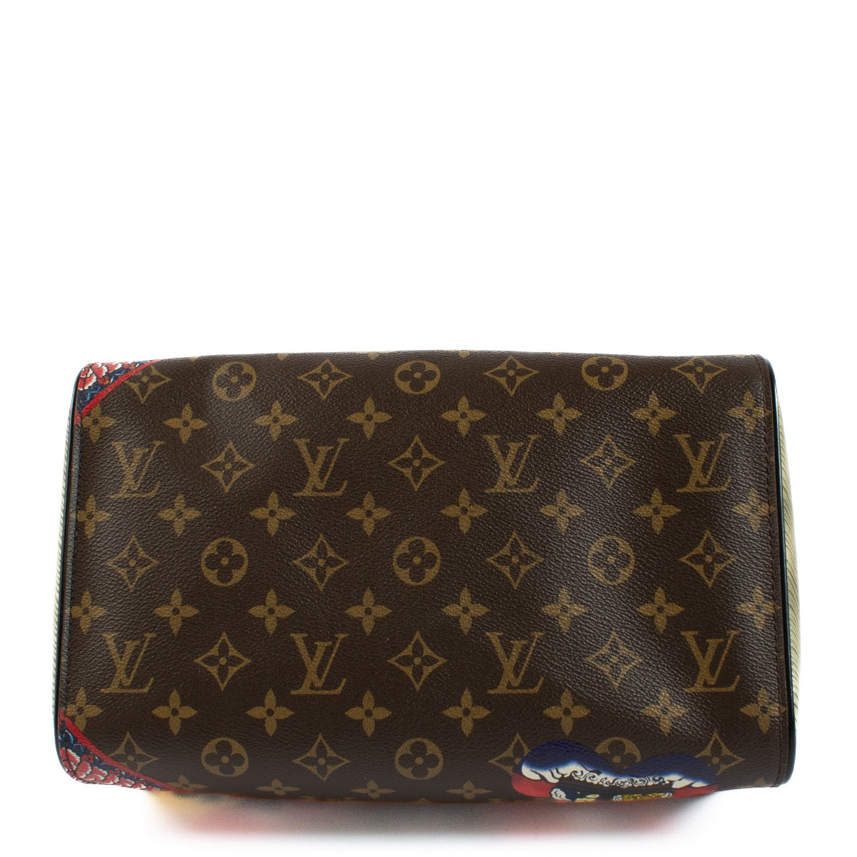Louis Vuitton Monogram Kabuki Speedy 30 Handtas