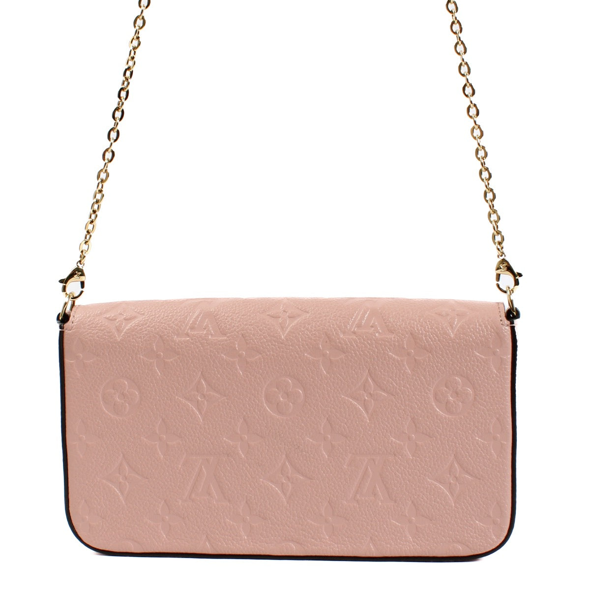 shop 100% authentic second hand Louis Vuitton Pink Monogram Empreinte Pochette Felicie on Labellov.com