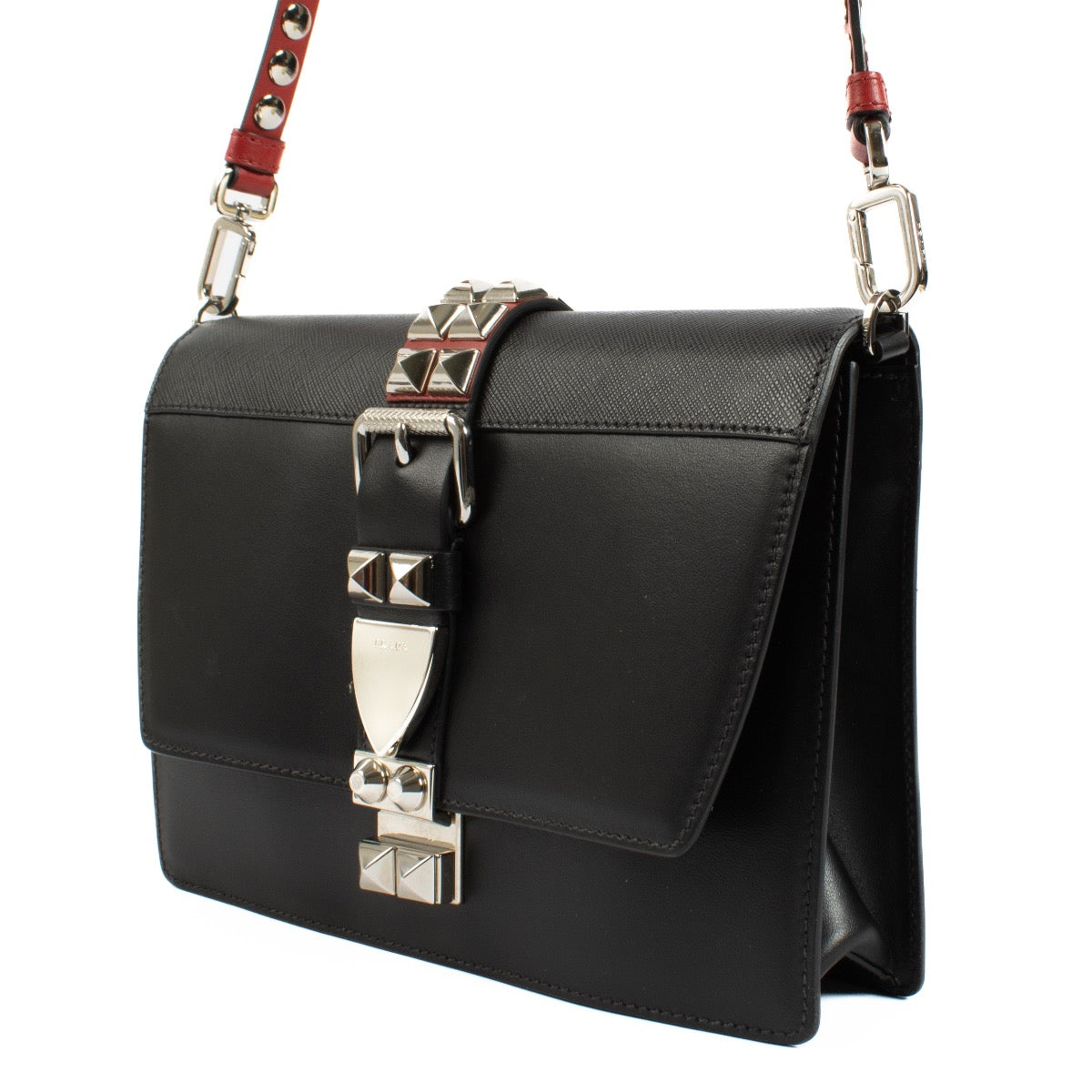 Authentic second hand Prada Black City Calf Electra bag on Labellov.com