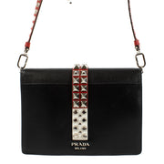Authentic second hand Prada Black City Calf Electra bag on Labellov.com