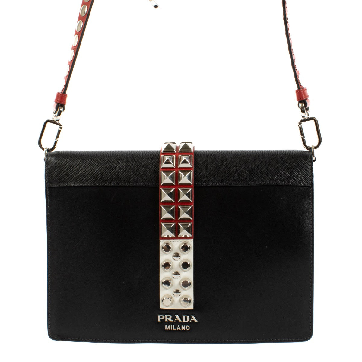 Authentic second hand Prada Black City Calf Electra bag on Labellov.com