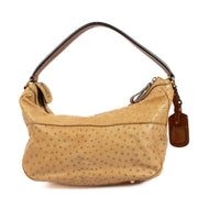Buy authentic second hand Gucci Camel Ostrich Leather Top handle Bag at Labellov.com