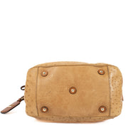 Buy authentic second hand Gucci Camel Ostrich Leather Top handle Bag at Labellov.com