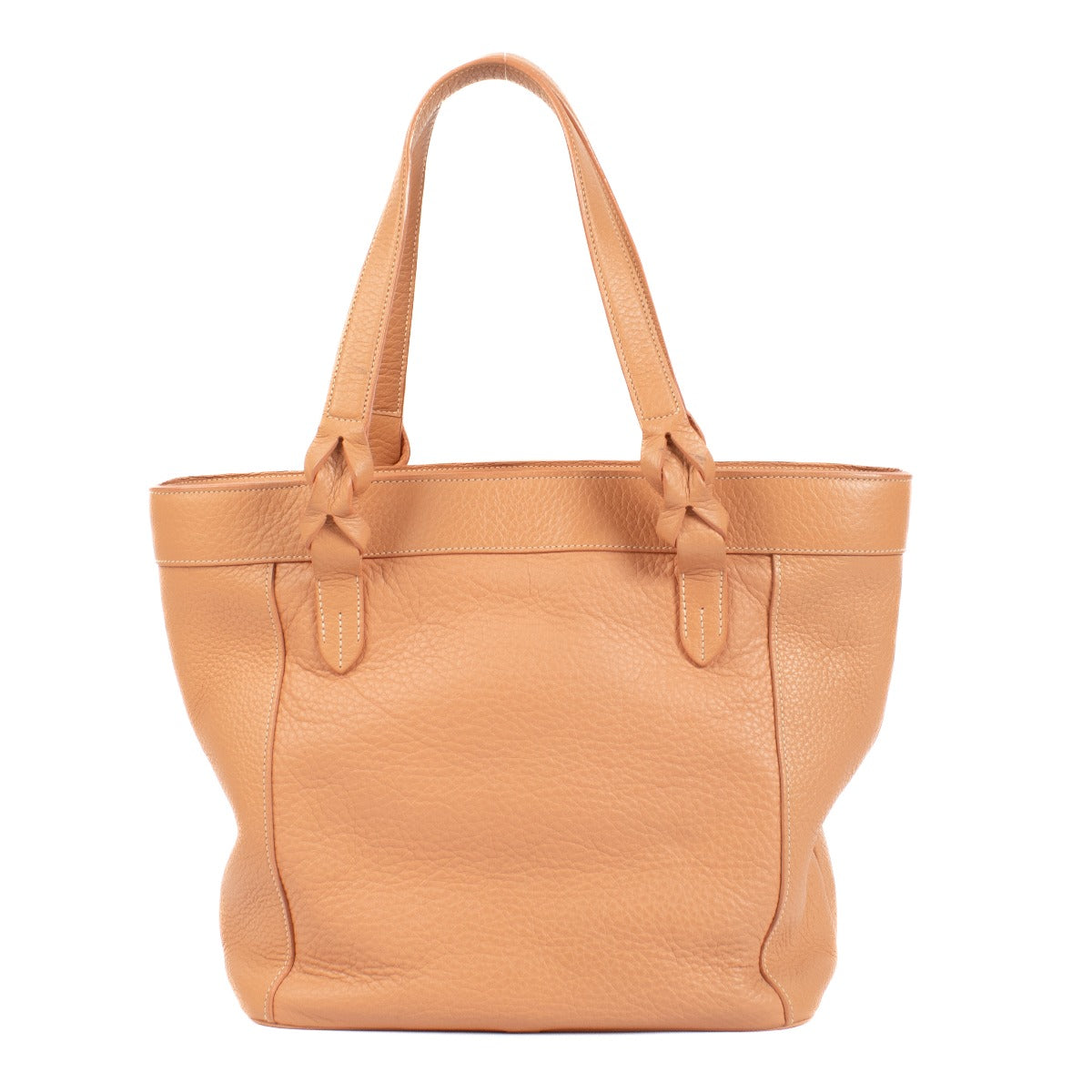 Loewe Peach Leather Anagram Tote Bag