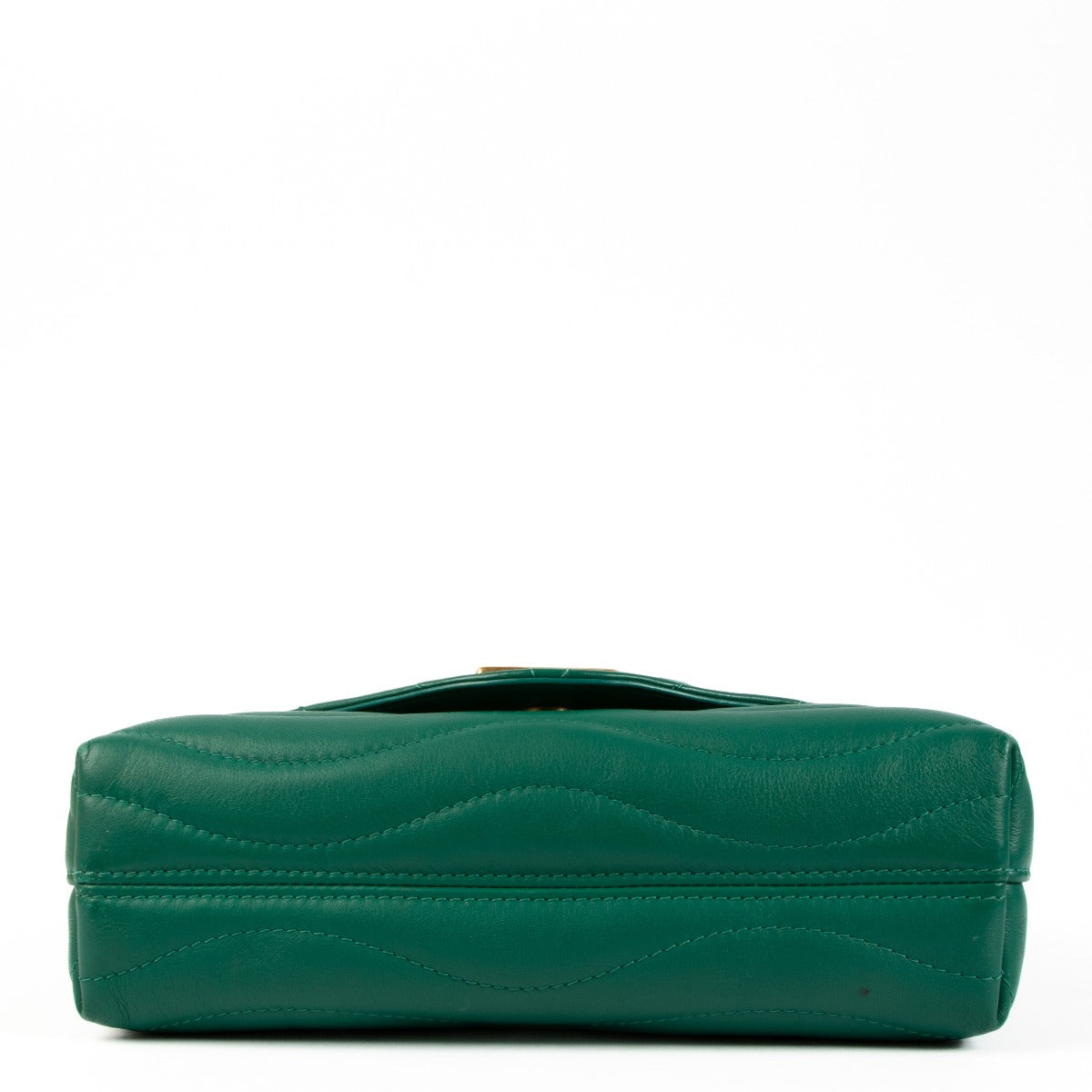 Louis Vuitton Emeraldgroene Leren New Wave Chain MM Tas