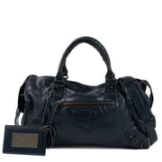shop 100% authentic second hand Balenciaga Blue Medium Classic City Bag on Labellov.com