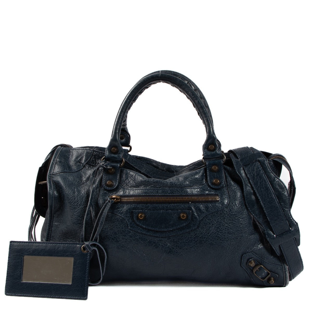 shop 100% authentic second hand Balenciaga Blue Medium Classic City Bag on Labellov.com