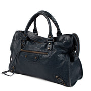 shop 100% authentic second hand Balenciaga Blue Medium Classic City Bag on Labellov.com