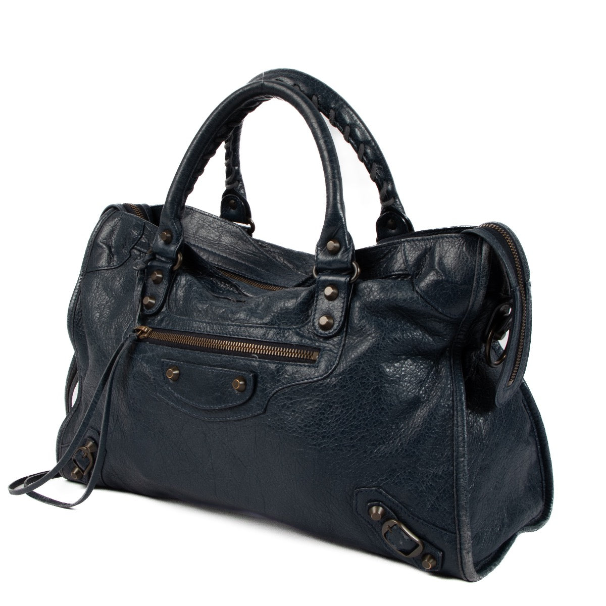 shop 100% authentic second hand Balenciaga Blue Medium Classic City Bag on Labellov.com