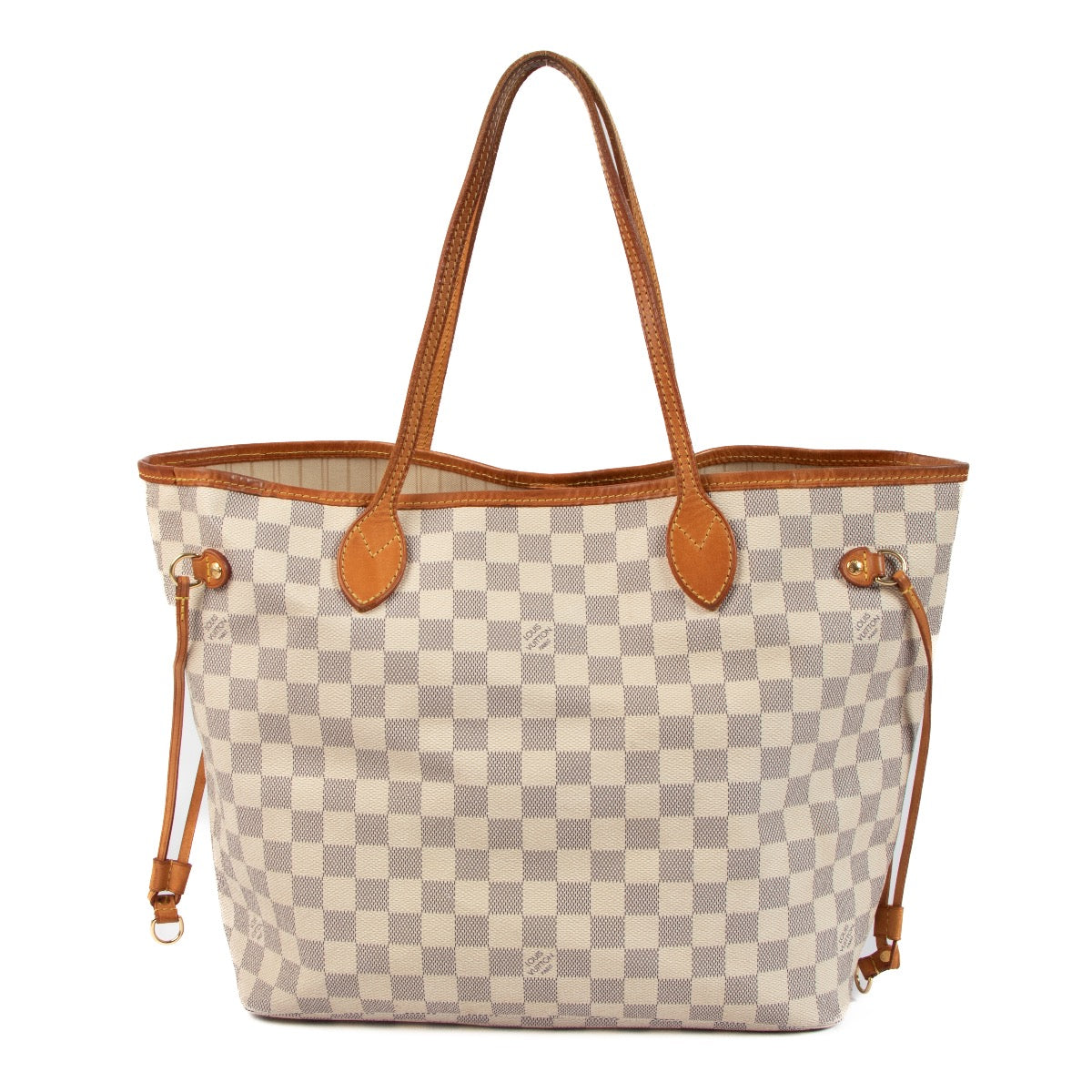 shop 100% authentic second hand Louis Vuitton Damier Azur Neverfull MM on Labellov.com