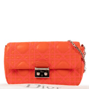 Christian Dior Orange Miss Dior Pouch Chain Bag