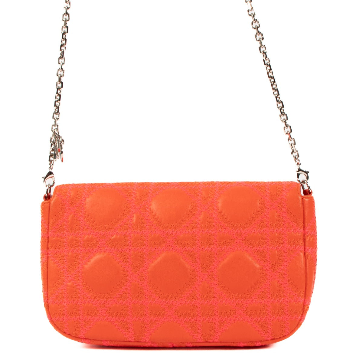 Christian Dior Oranje Miss Dior Promenade Pouch Kettingtas