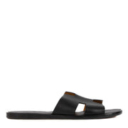 Hermès Black Izmir Sandals