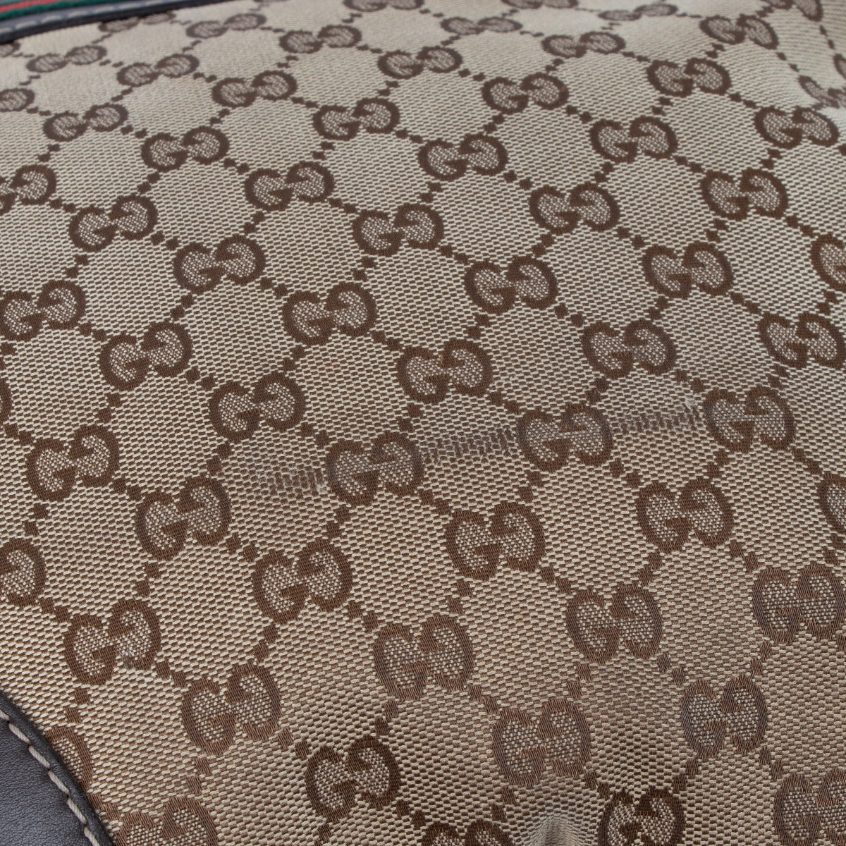 Sac bandoulière Gucci GG Canvas Web Mayfair