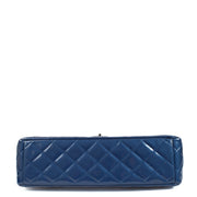 Shop 100% authentic secondhand Chanel Blue Patent Leather Maxi Classic Flap Bag on Labellov.com