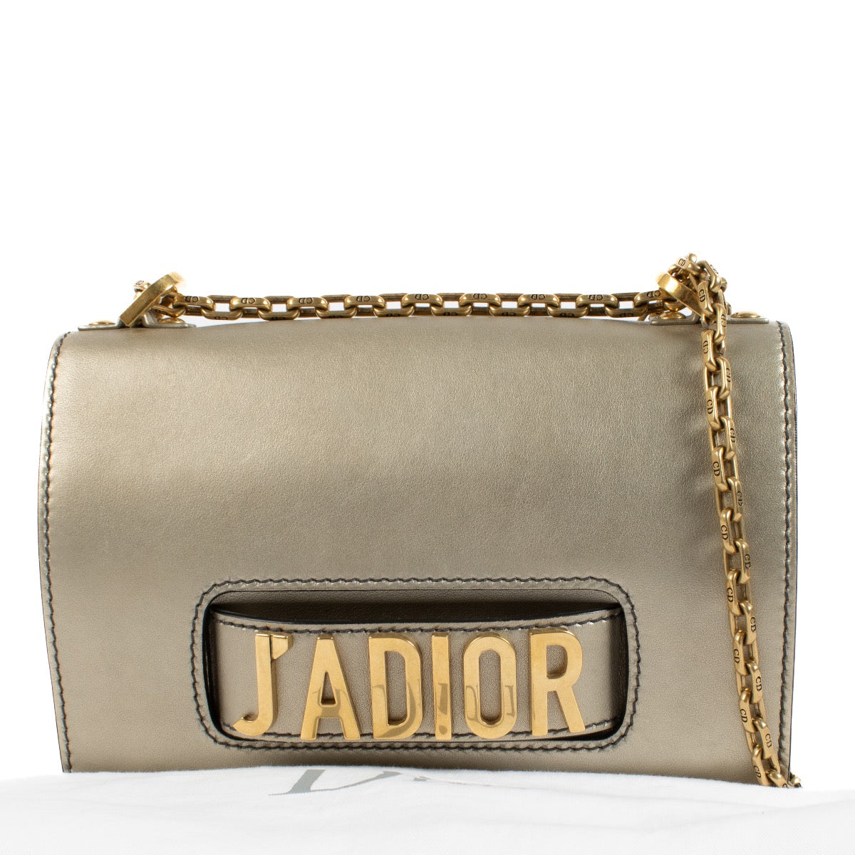 Shop 100% authentic second hand Christian Dior gold J'adior Shoulder Bag on Labellov.com