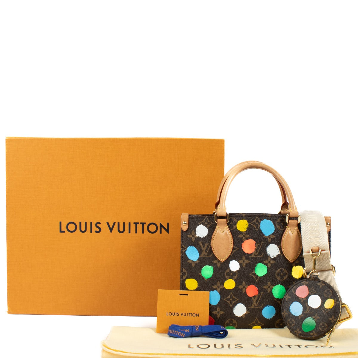 Shop 100% authentic secondhand Louis Vuitton x Yayoi Kusama Monogram OnTheGo PM Top Handle Bag on Labellov.com