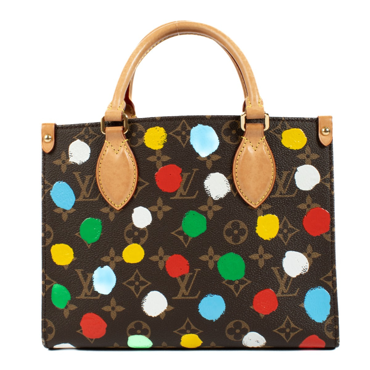 Shop 100% authentic secondhand Louis Vuitton x Yayoi Kusama Monogram OnTheGo PM Top Handle Bag on Labellov.com