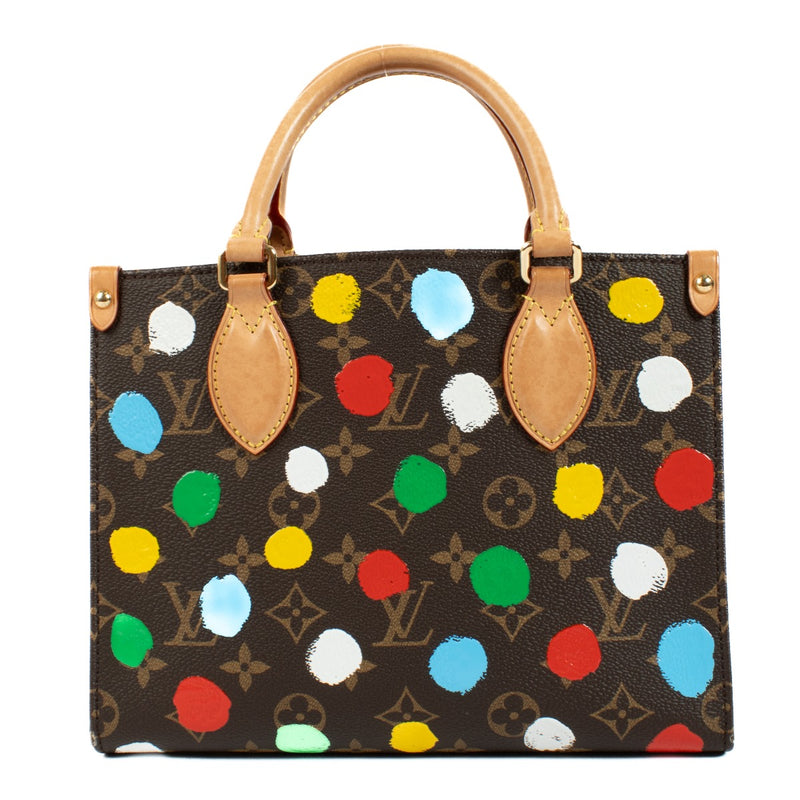 Shop 100% authentic secondhand Louis Vuitton x Yayoi Kusama Monogram OnTheGo PM Top Handle Bag on Labellov.com