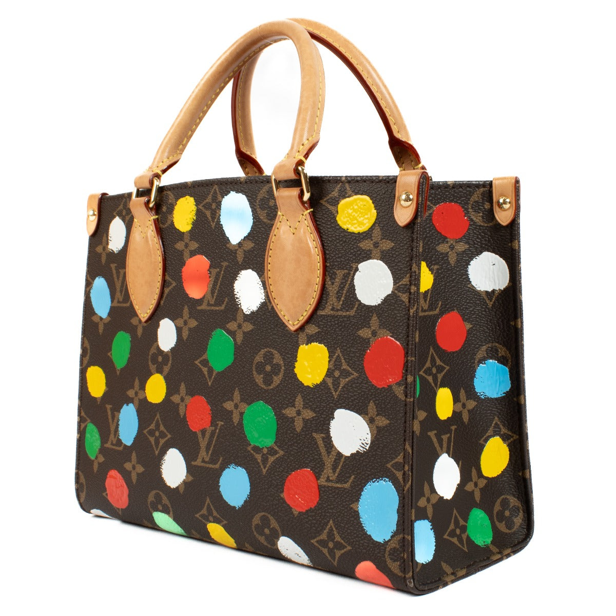 Shop 100% authentic secondhand Louis Vuitton x Yayoi Kusama Monogram OnTheGo PM Top Handle Bag on Labellov.com