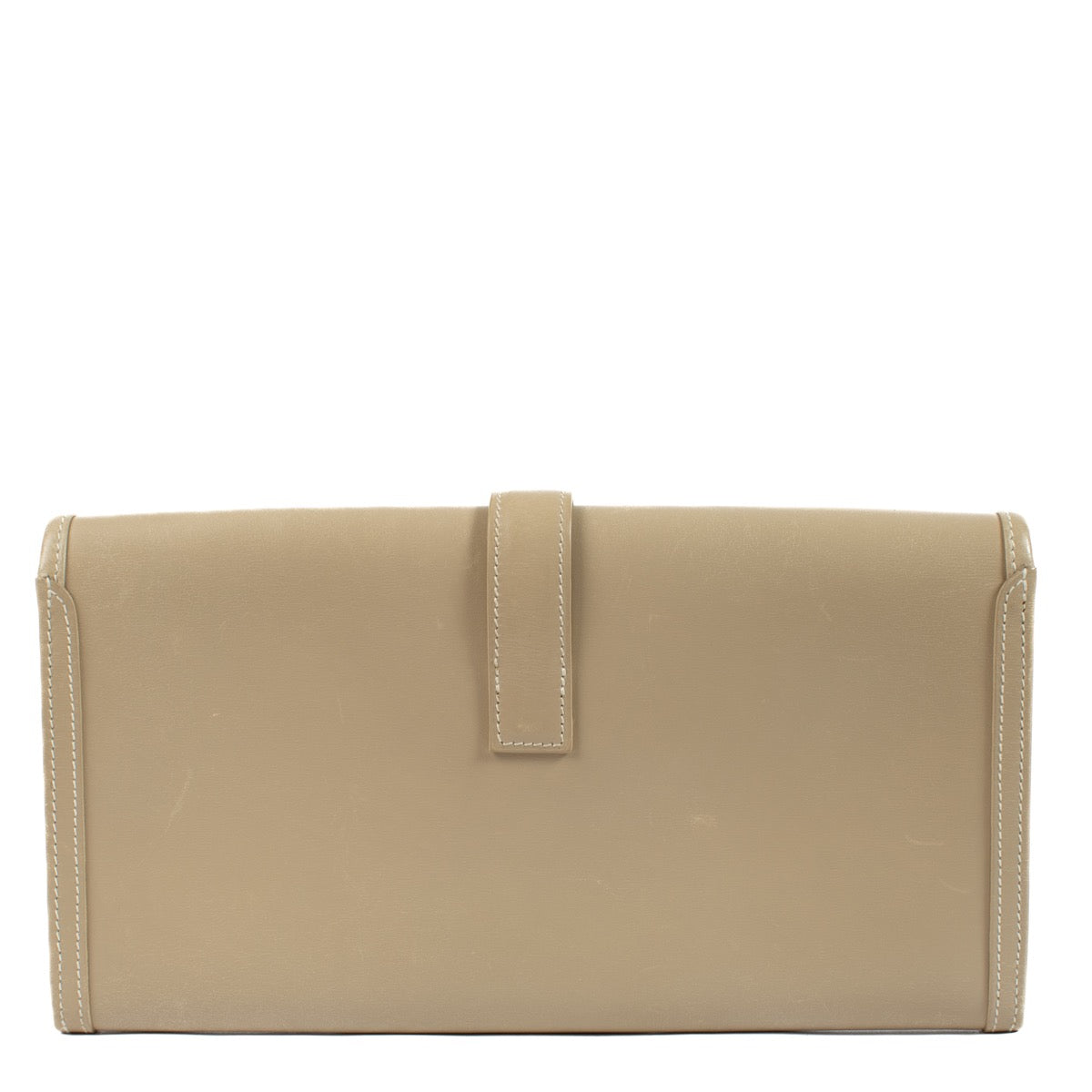 shop 100% authentic second hand Hermès Clutch Jige Gris Elephant on Labellov.com