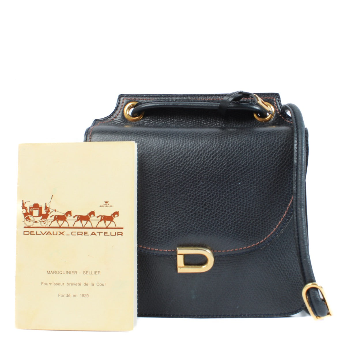 Authentic Second Hand Delvaux Blue Mini Crossbody on Labellov.com