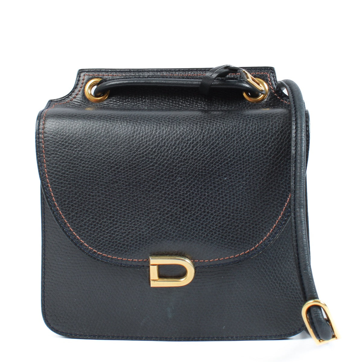 Authentic Second Hand Delvaux Blue Mini Crossbody on Labellov.com