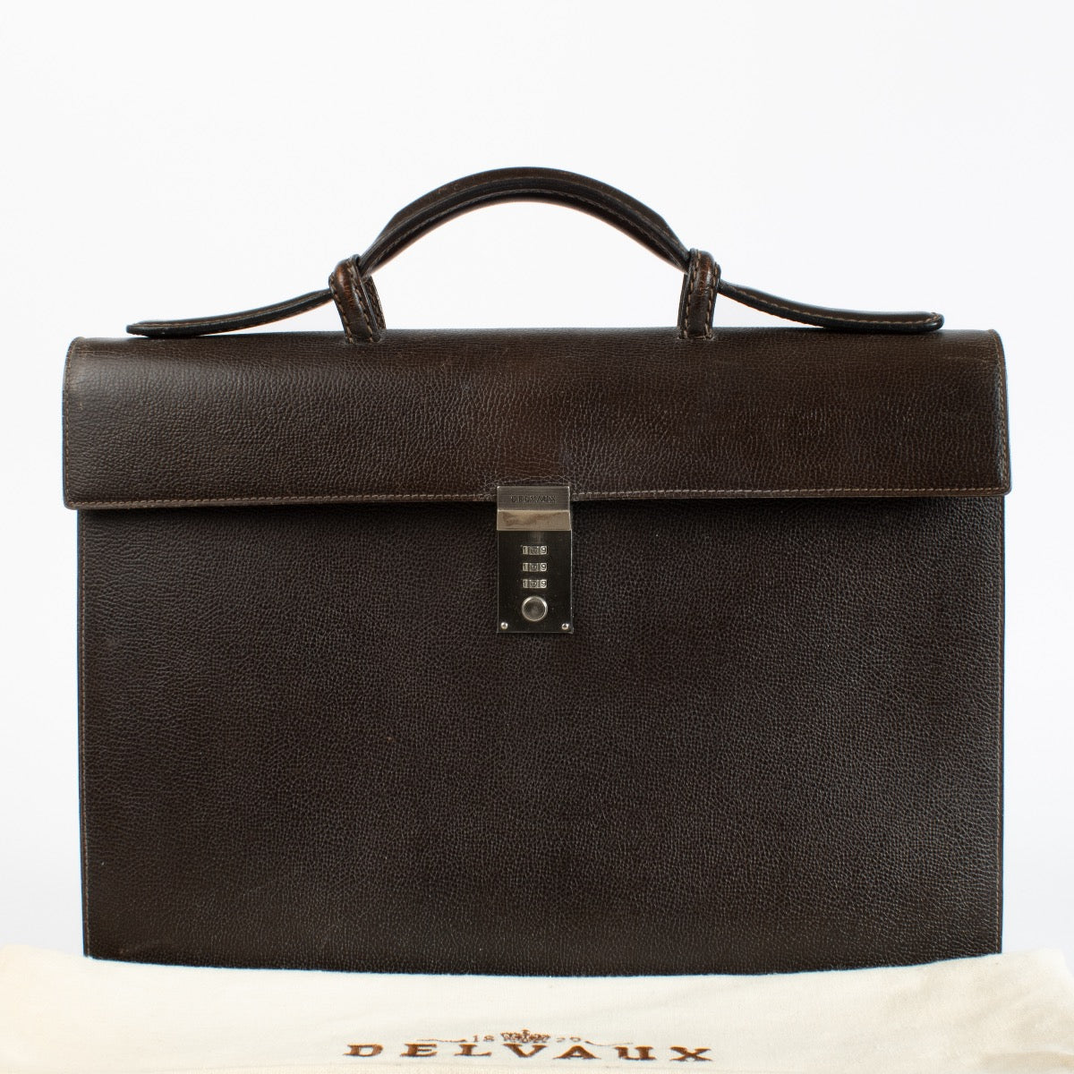 Authentic pre-loved Delvaux Szekely Café Jumping Message Briefcase on Labellov.com