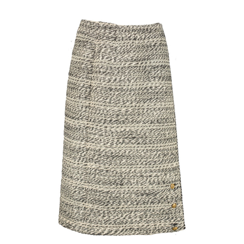 shop 100% authentic second hand Chanel Grey Skirt - Size 42 on Labellov.com