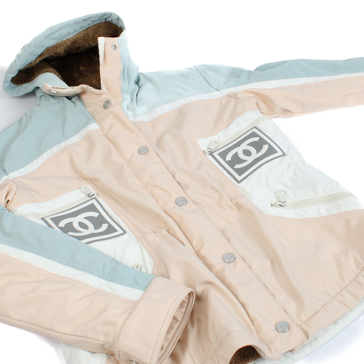 shop 100% authentic second hand Chanel 01A Multicolor Ski Jacket - Size 40 on Labellov.com
