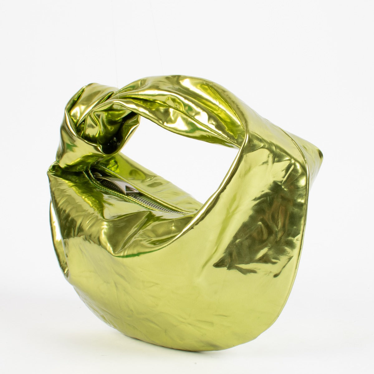 shop 100% authentic second hand Bottega Venete Chlorophyll Metallic Crush Calfskin Jodie on Labellov.com