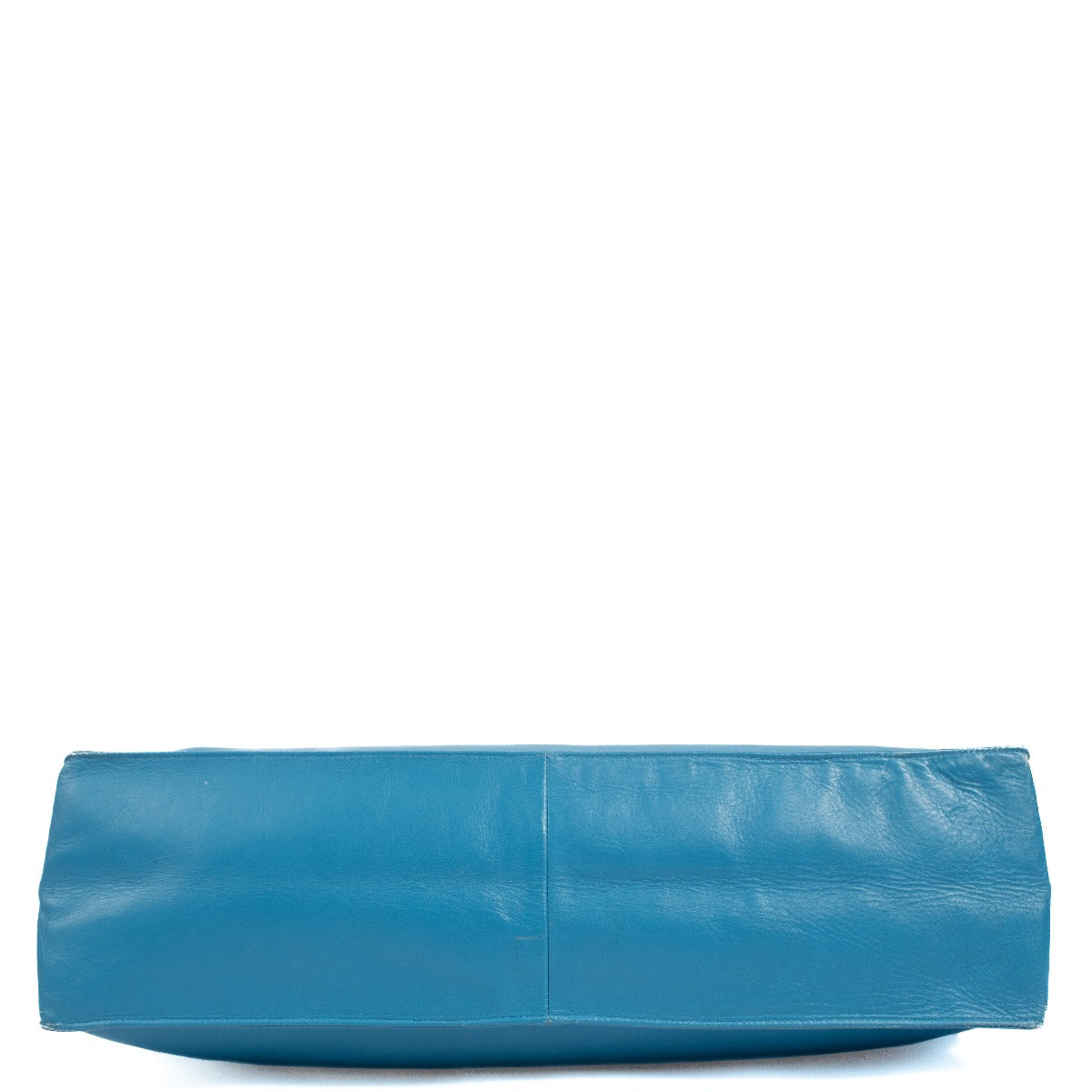 Chanel Blue Leather CC Vintage Tote Bag