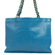 Chanel Blue Vintage Tote Bag