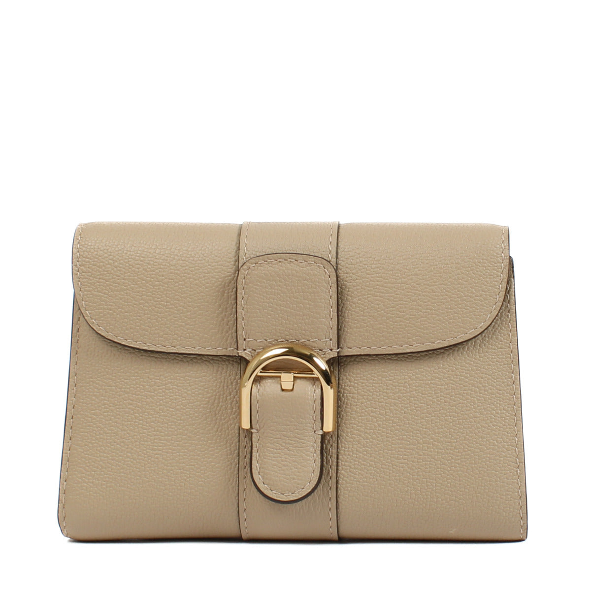 Delvaux Sand Brillant Compact Wallet