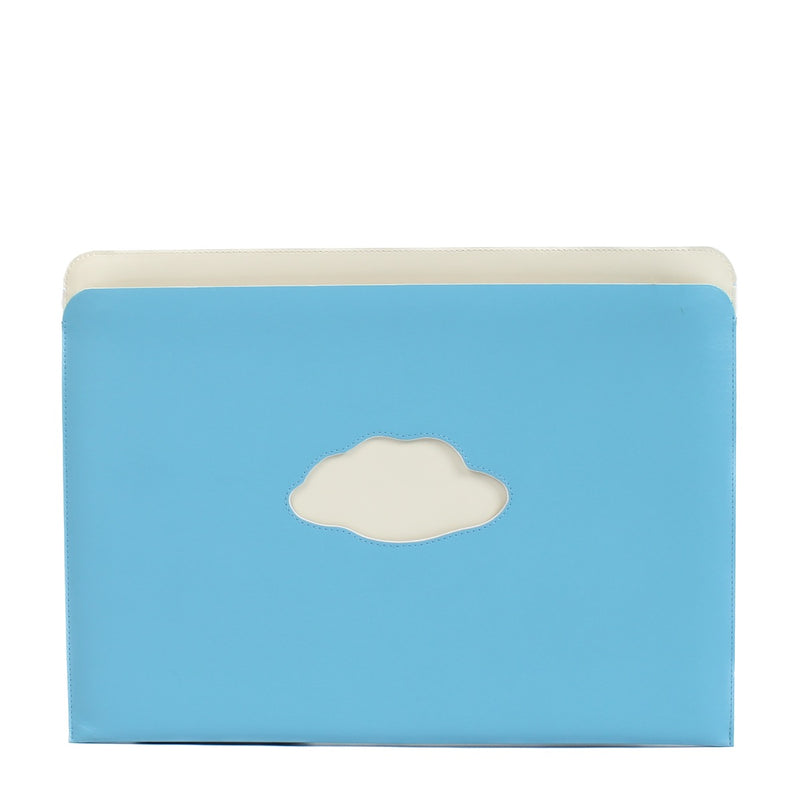 shop 100% authentic second hand Delvaux Ciel/Ivory Triompe L'oeil La Corde Sensible Pochette A4 on Labellov.com