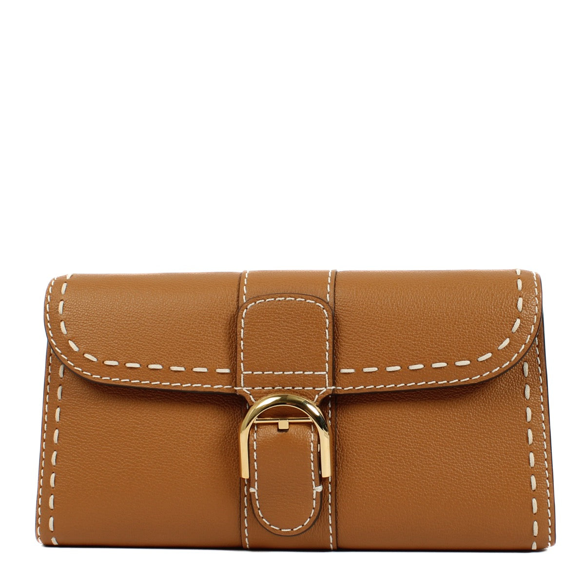 shop 100% authentic second hand Delvaux Cognac Long Wallet On Chain on Labellov.com