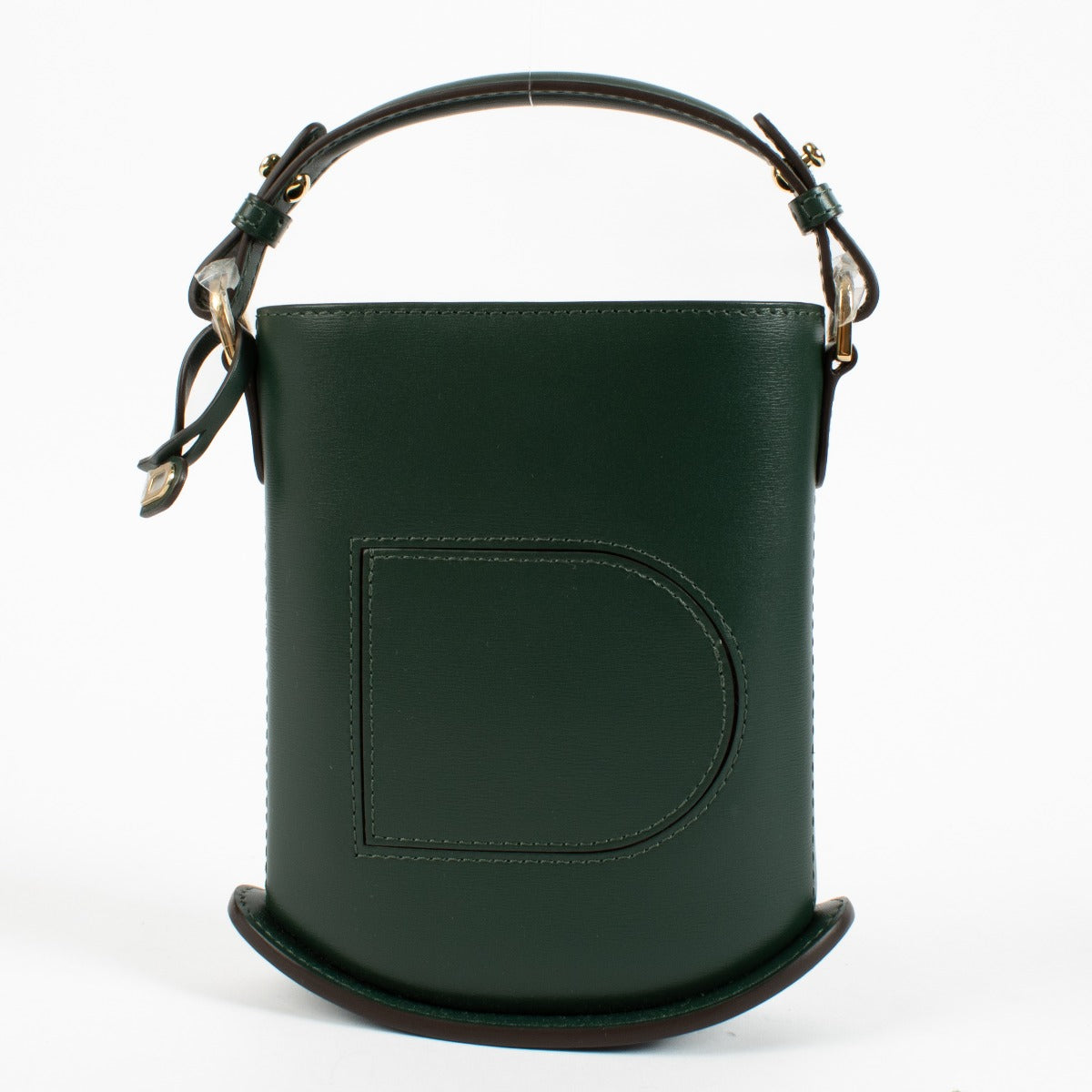 shop 100% authentic second hand Delvaux Green Box Calf Le Pin Toy Eclat Bucket Bag on Labellov.com