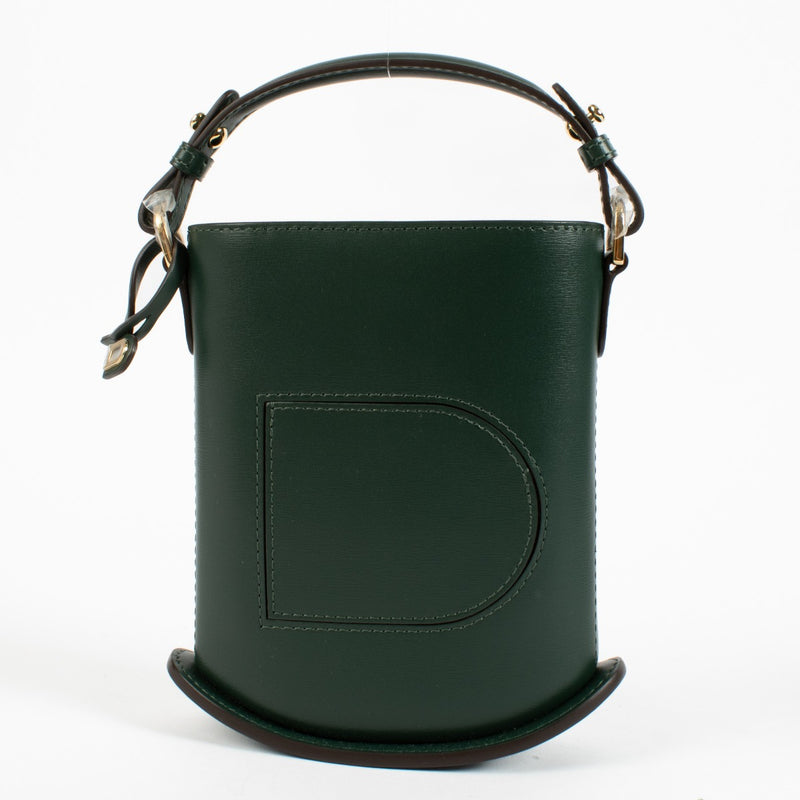 shop 100% authentic second hand Delvaux Green Box Calf Le Pin Toy Eclat Bucket Bag on Labellov.com